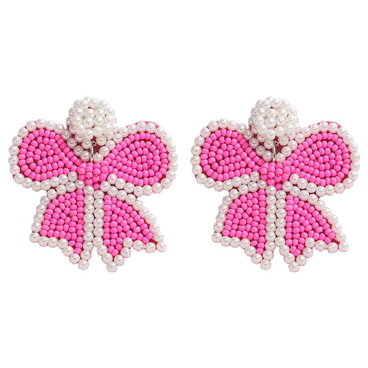 Wholesale Colorful butterfly pearl earrings