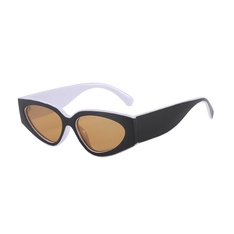 Wholesale Black and white panda double color women's sunglasses