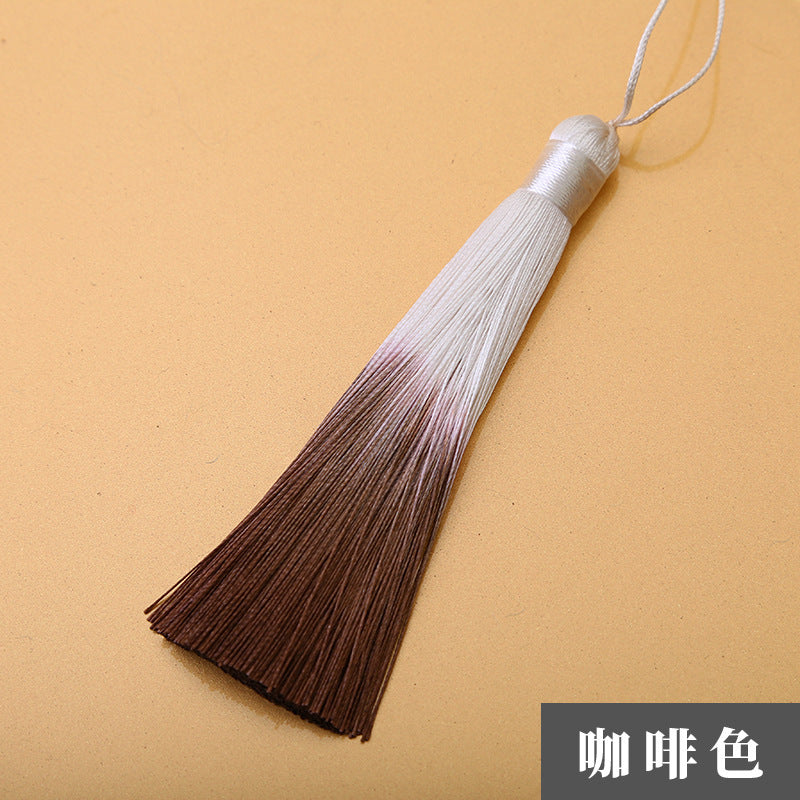 Wholesale Small Gradient Dye Tassel Vertical Decorative Pendant