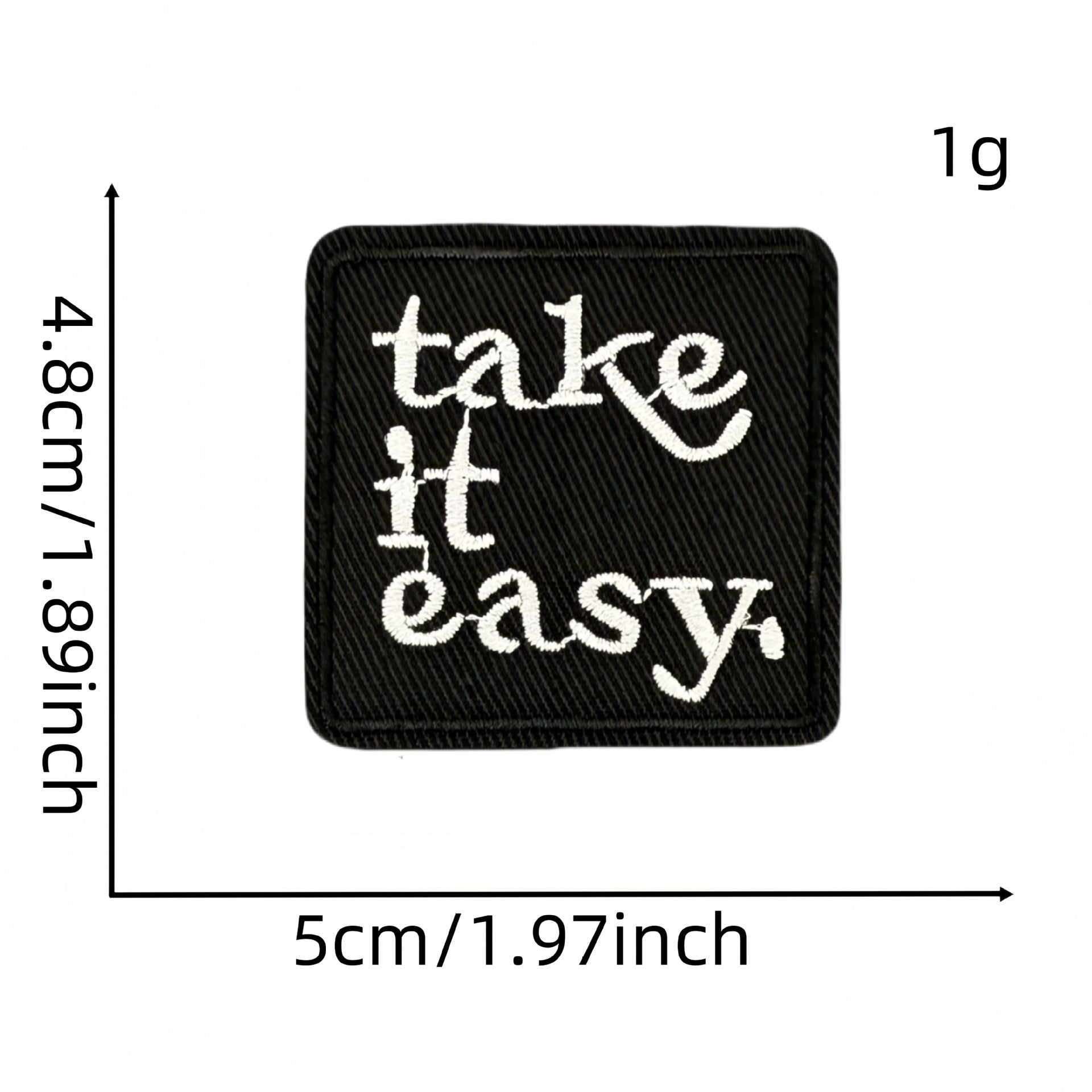 Wholesale Cartoon colored English text DIY Patches