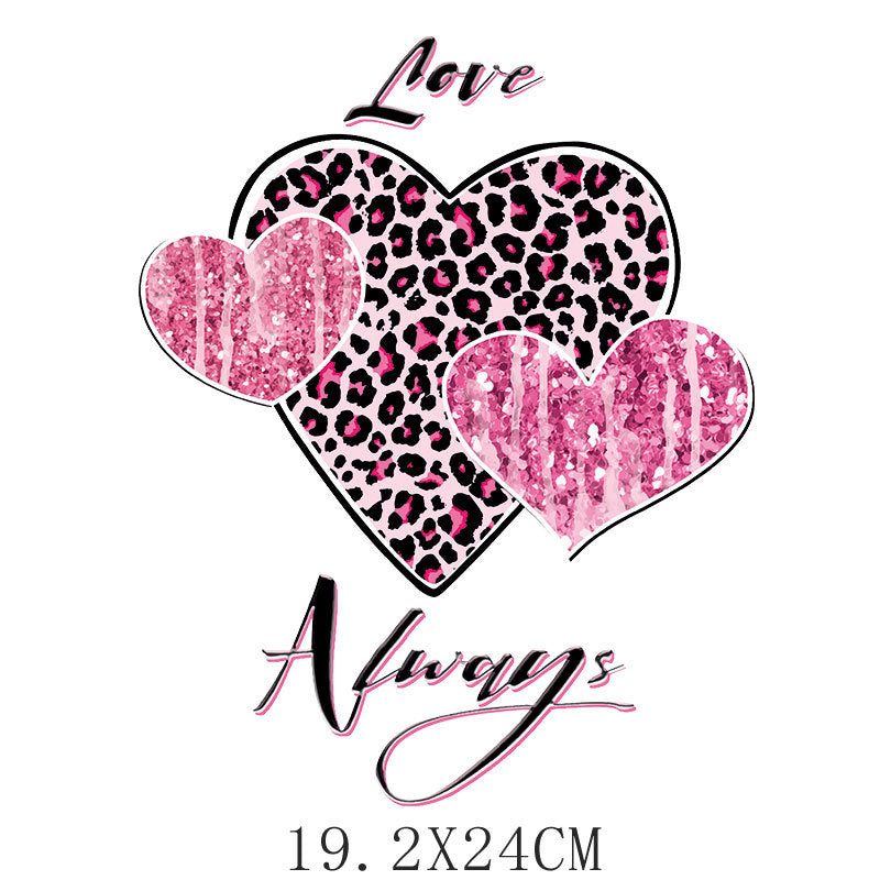 Wholesale Valentine' s Day heat transfer print  UV DTF Ready to Press Transfers Wraps