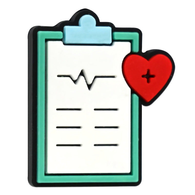 Wholesale  Random 100pcs/pack  Cartoon Medical Nurse Series Beads  Focal Beads