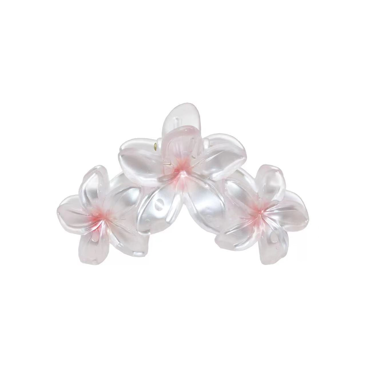 Wholesale Large 8CM Gradient Color Plumeria Flower Hairpin