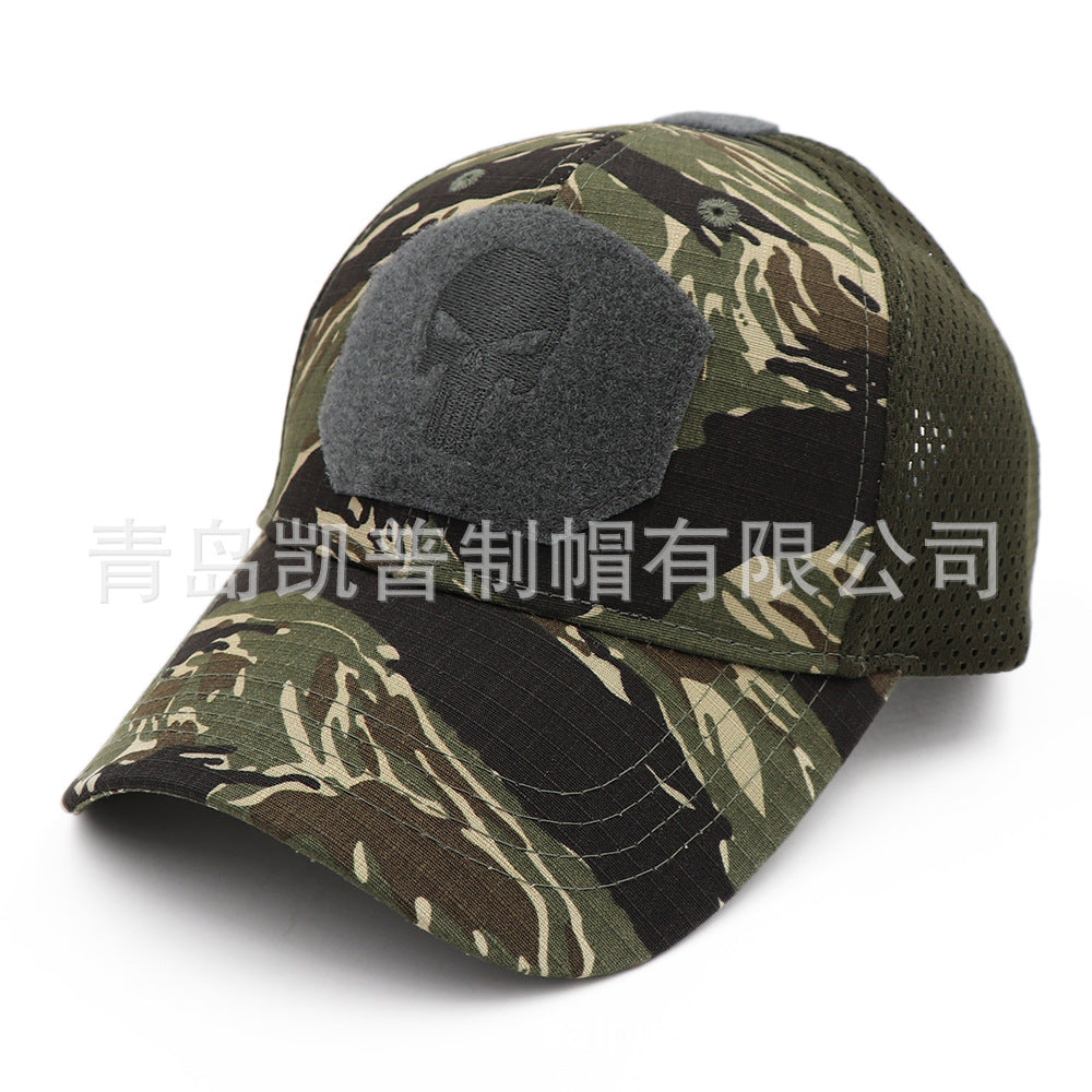Wholesale Mountaineering Sun Visor Mesh Hat Velcro Baseball Cap