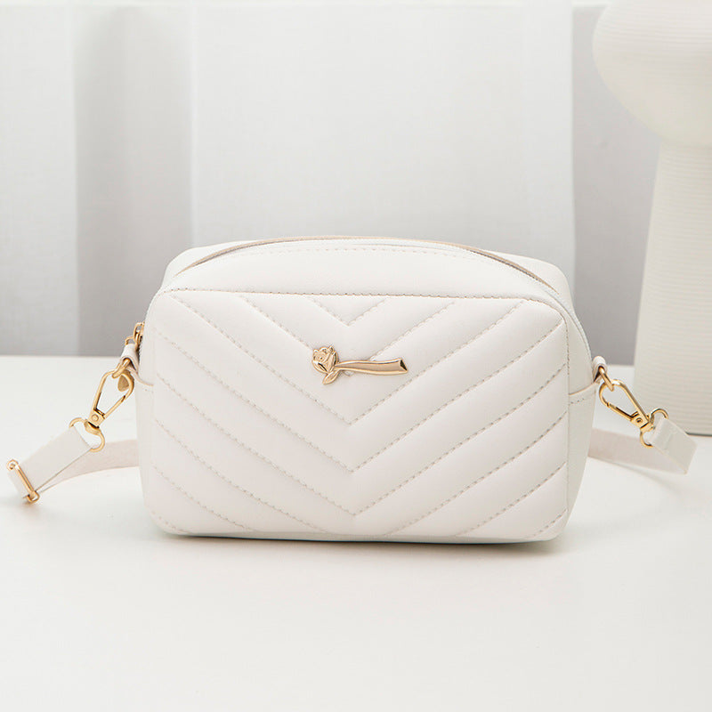 Wholesale Sewing thread Diamond plaid Shoulder bag