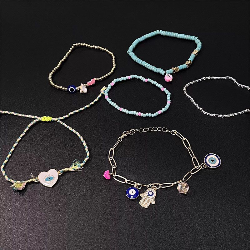 Wholesale Many Stars Set of Six Fairy Tale World Beaded Bracelets