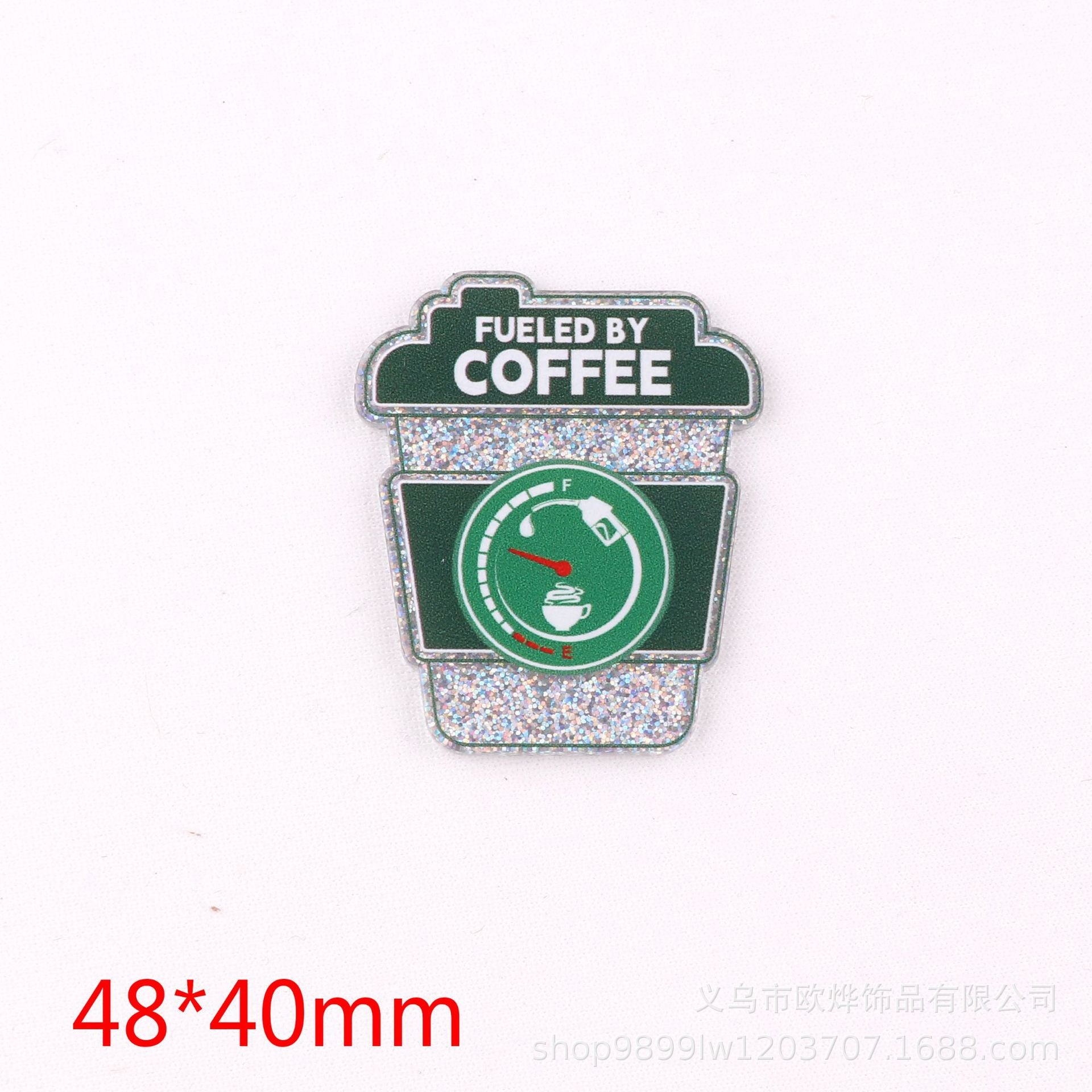 Wholesale 10PCS FlatBack Acrylic Pin Cute DIY Patch Accessories