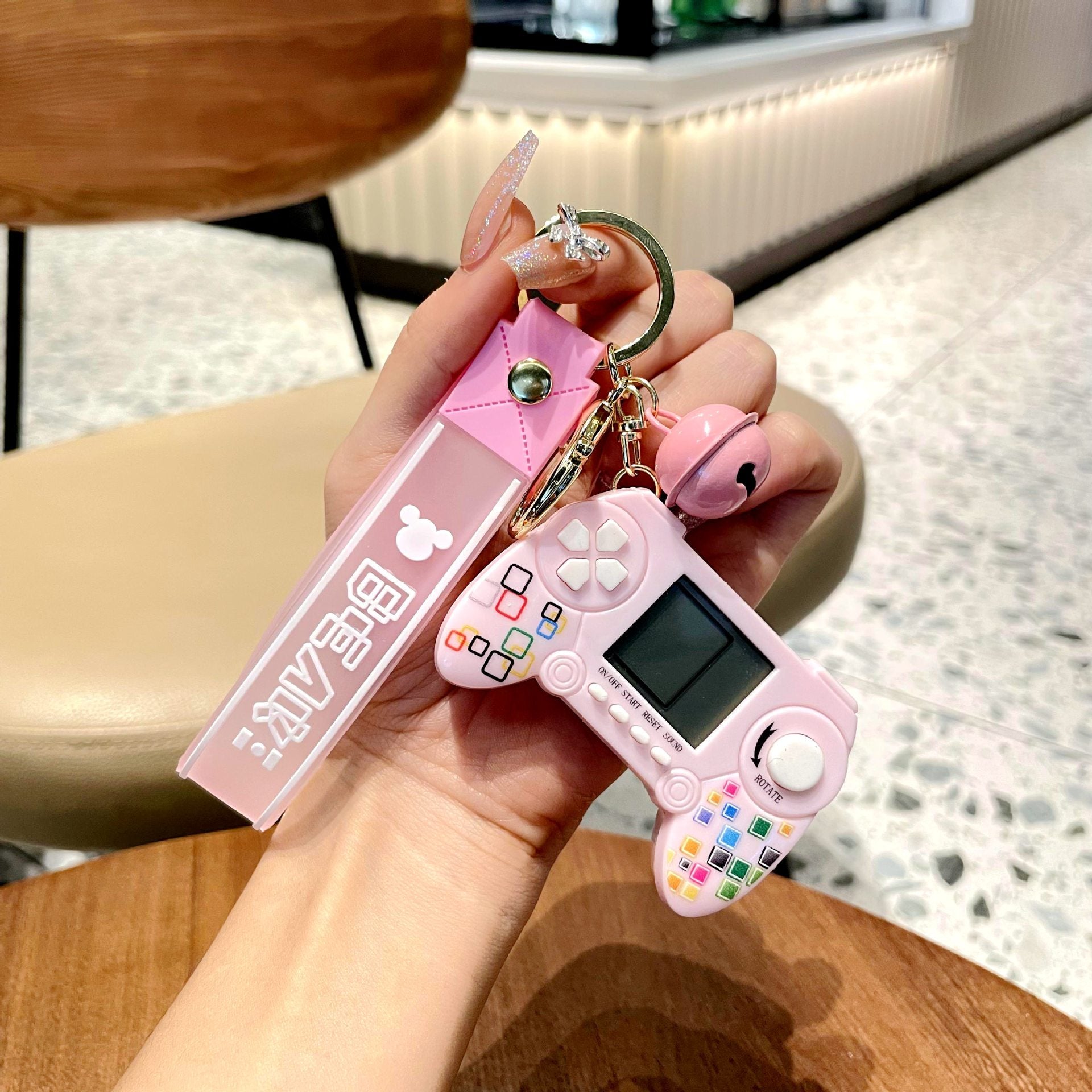 Llavero de consola de juegos de Mini Many Mini Handle de PVC