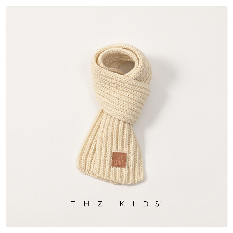 Wholesale Children's Winter Baby Soft Warm Wool Versatile Scarf