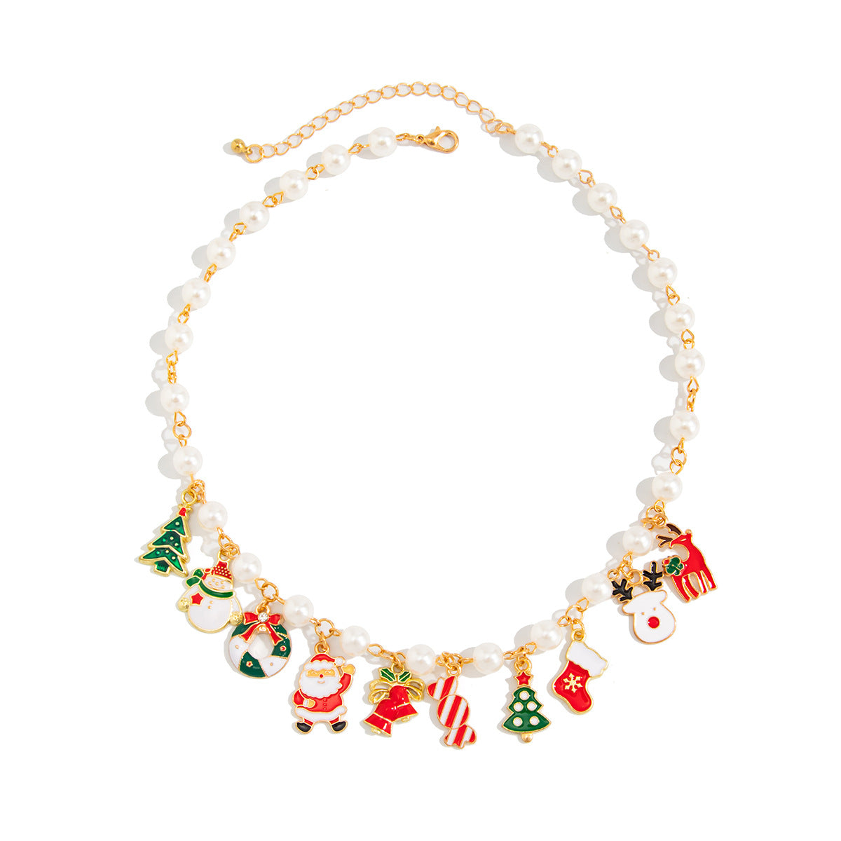 Wholesale  pendant Christmas pearl necklace