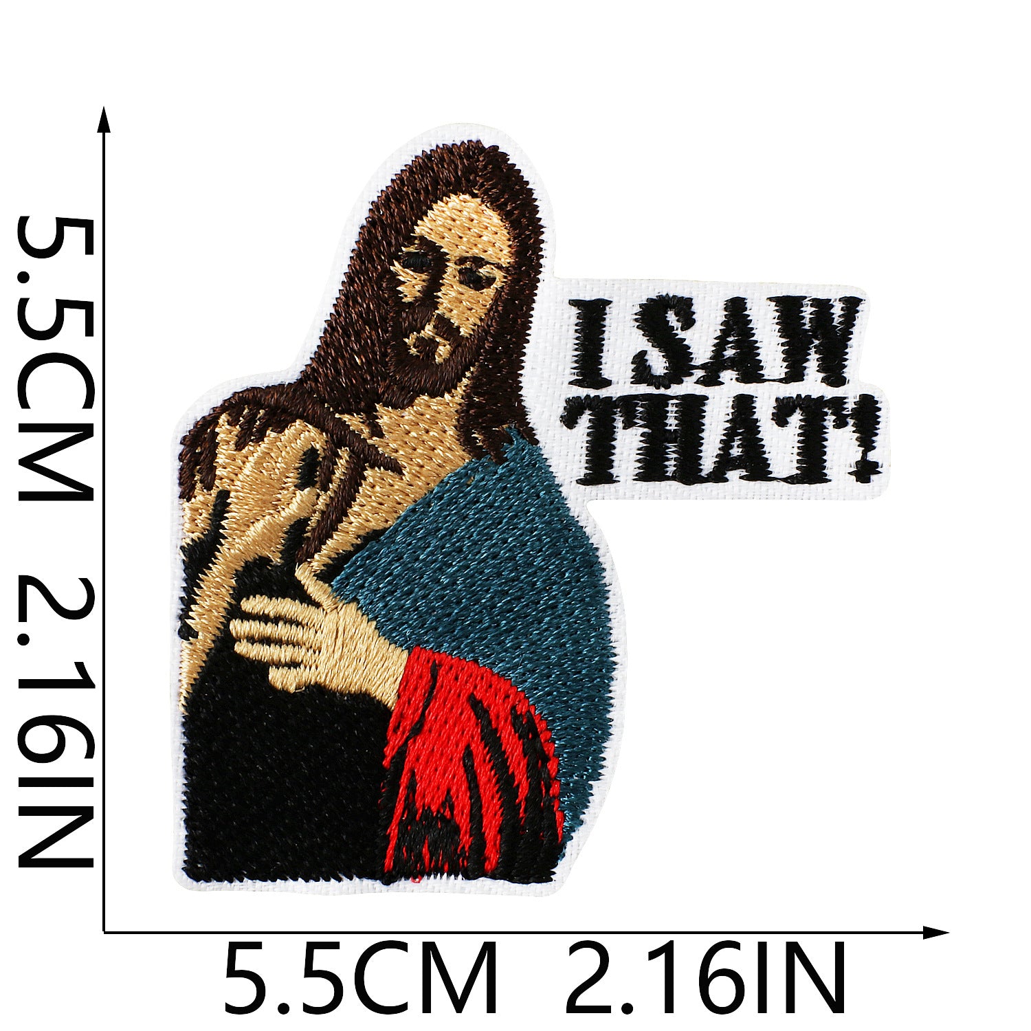 Wholesale Funny Blessing Motif Embroidery Patch European Figure Clothing Decorative Accent Resale
