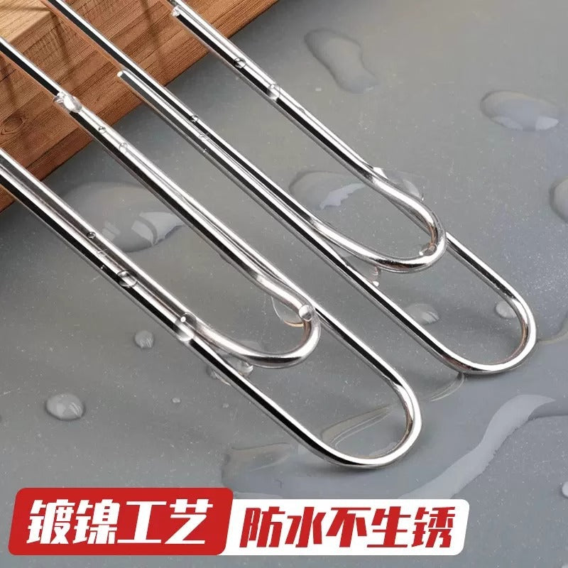 Wholesale paper clip silver metal paper clip steel core paper clip