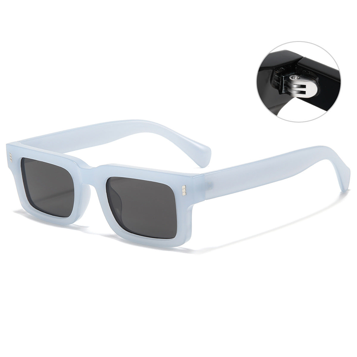 Wholesale PC Rectangular Small Frame UV Resistant Sunglasses