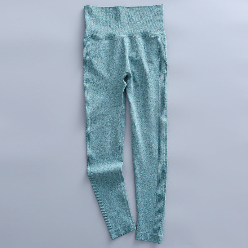 Wholesale Hip Lifting Breathable Tight Fitting Sports Set Nylon Yoga Clothes