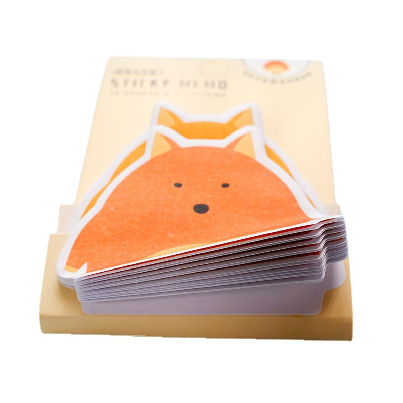 Wholesale 2pcs Cute Cartoon Sticky Notes 3 Books Animal Stacking Set
