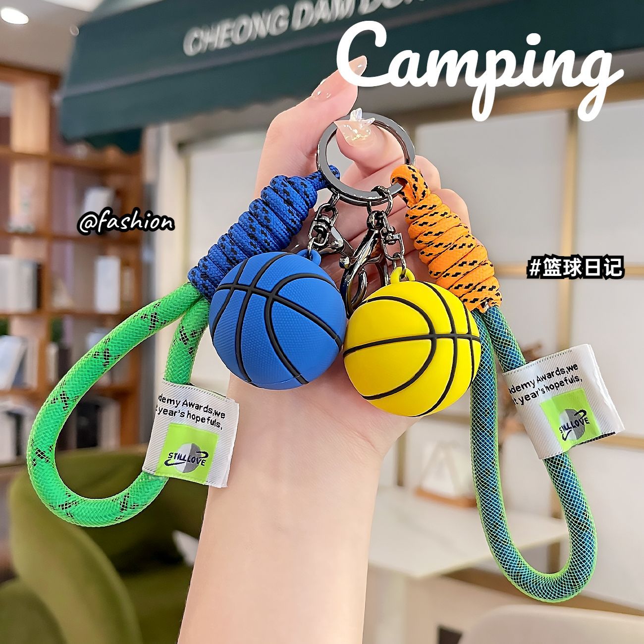 Wholesale Sports Basketball Car Keychain Pendant