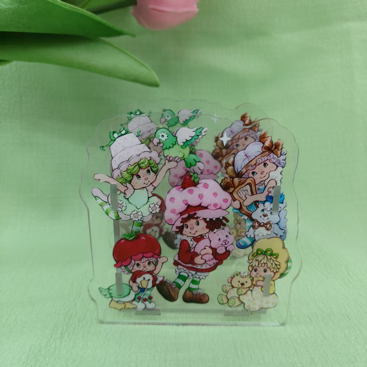 Wholesale  Creative Cute Cartoon Acrylic Pen Holder  OLY Exclusive