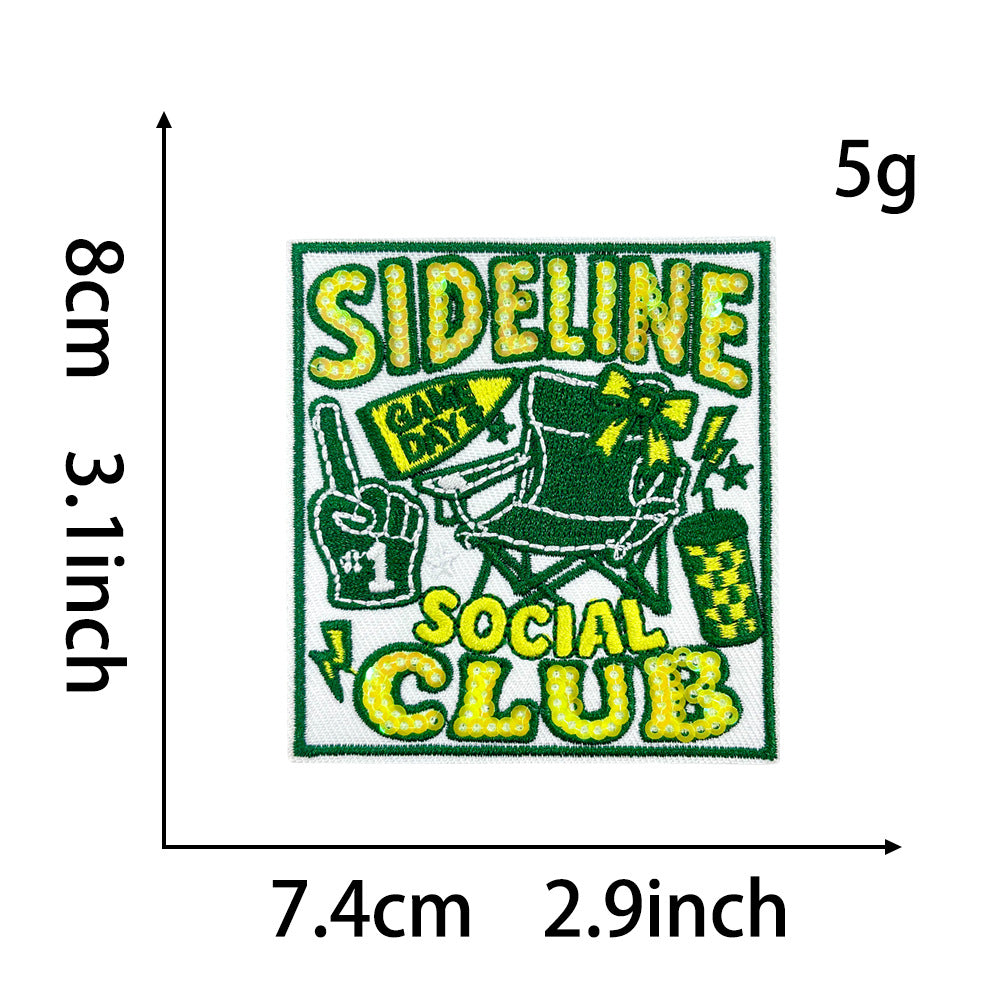 Wholesale Baseball Star Embroidered Patches Iron On DIY For Hats Backpacks Trendy Fashion Accessory