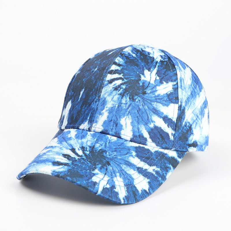 Wholesale Cotton New Tie-dye Personality 3D Printing Pattern Baseball Cap