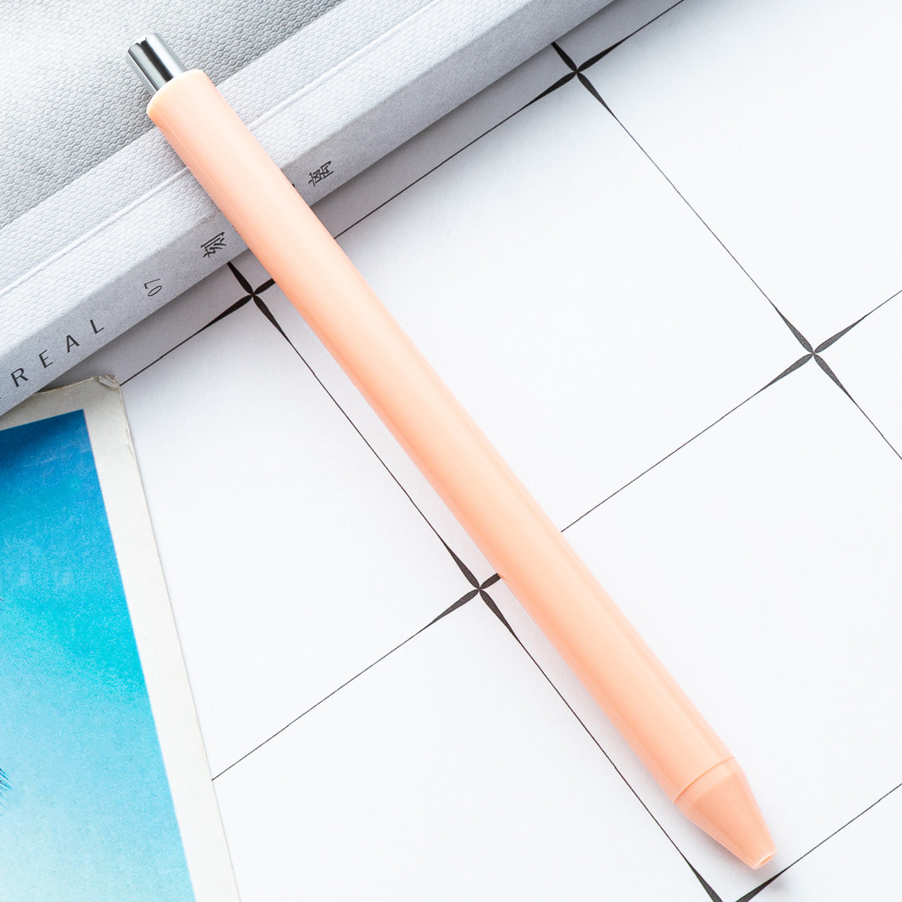 Wholesale Macaron colored press office writing pen