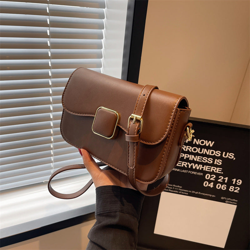Wholesale Autumn Retro PU Crossbody Bag Shoulder Small Square Bag