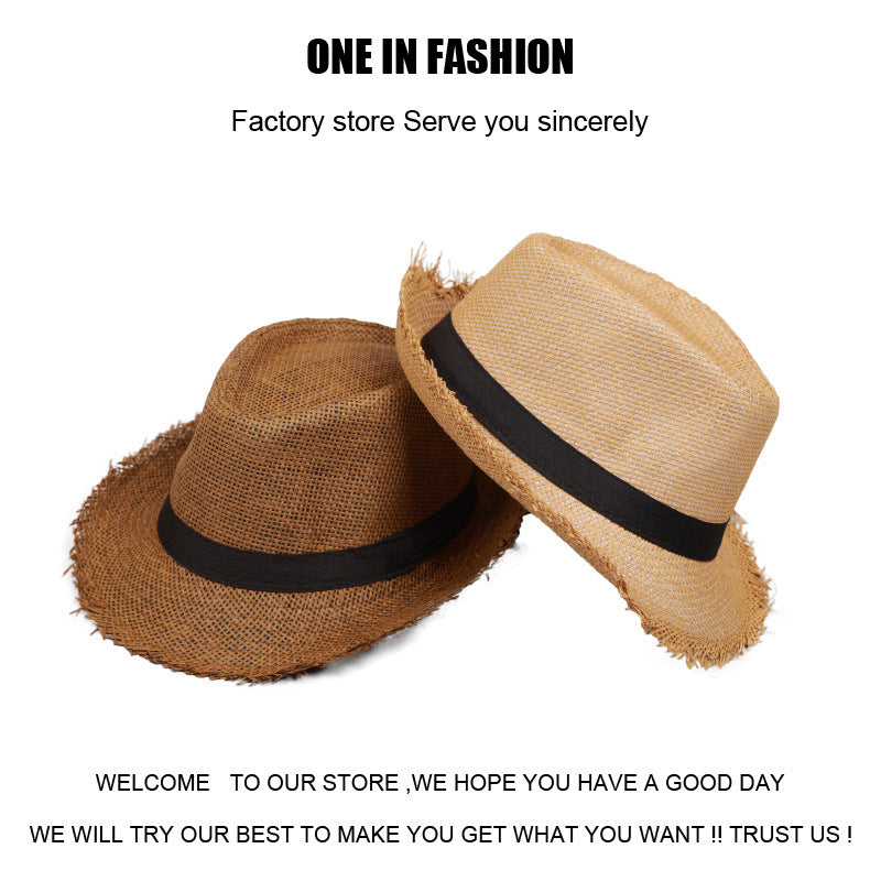 Wholesale Beach Hat, Sun Protection Hat, Outdoor Beach Straw Hat, British Hat