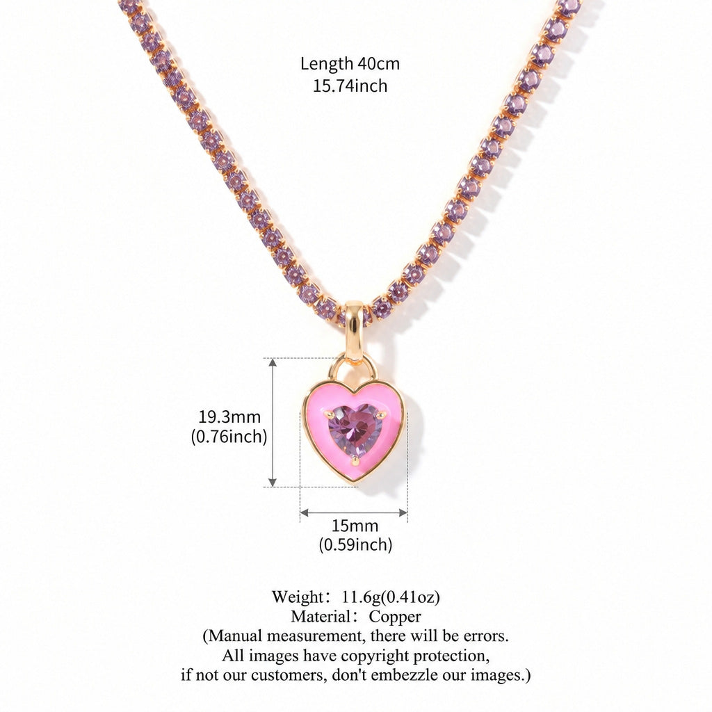 Wholesale Trendy Colorful Emerald Zircon Tennis Choker Necklace Short Copper Chain Women S Chic Fashion Jewelry Boutique Resale Gift