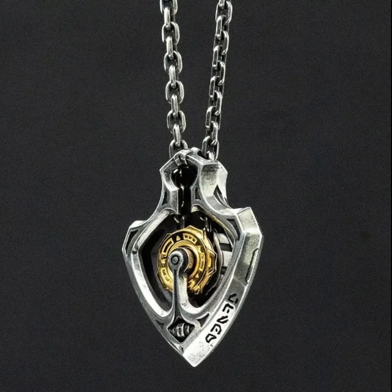 Wholesale Cool mechanical movable pendant necklace