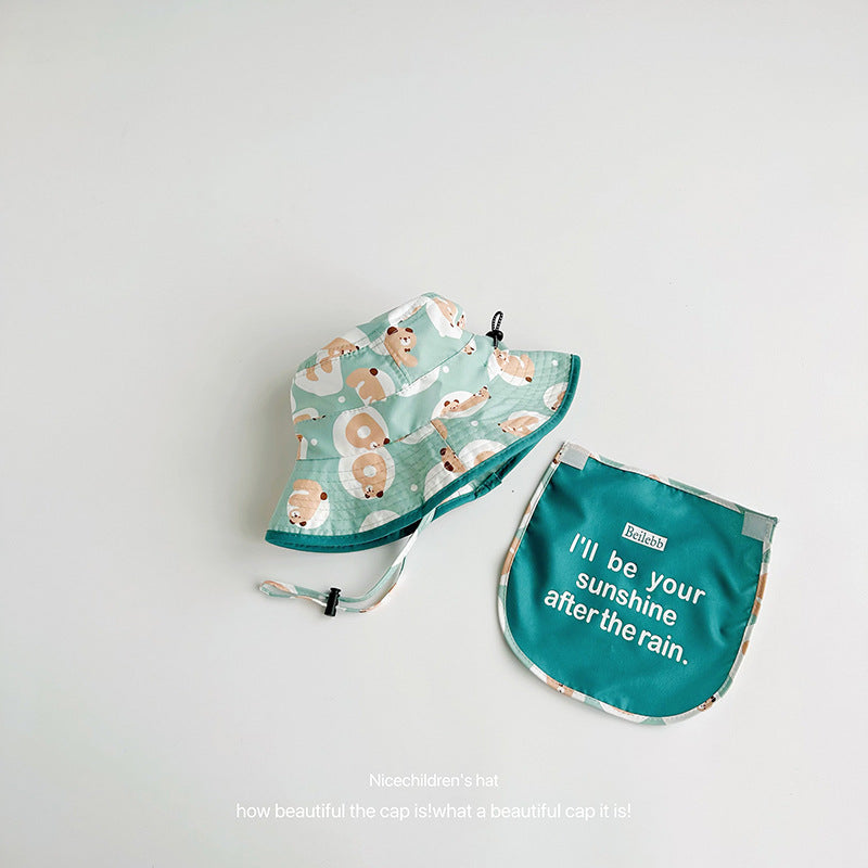 Wholesale Cotton Quick Dry Kids Printed Bucket Hat