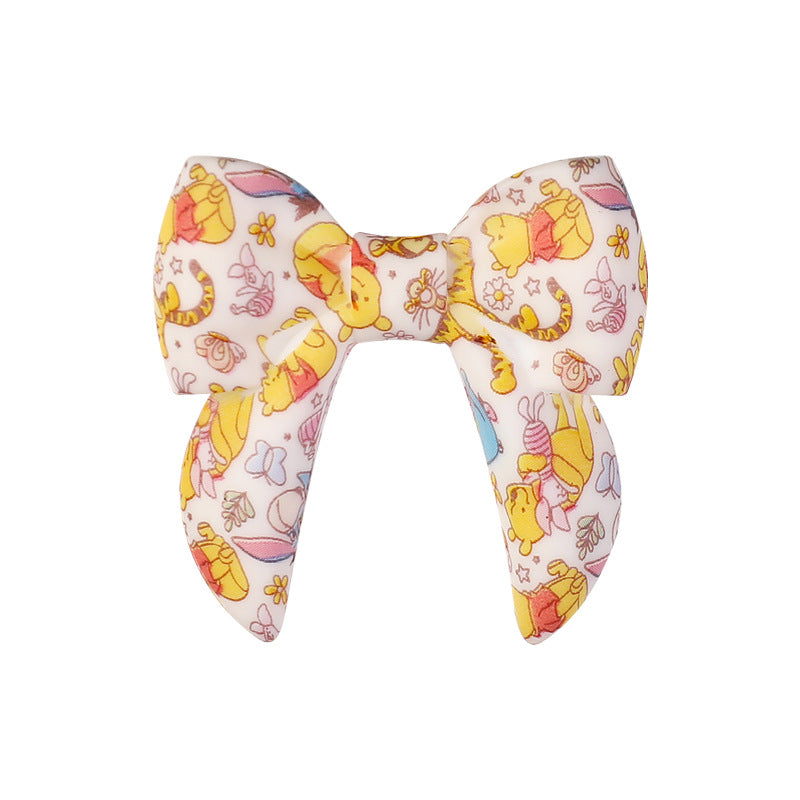 Wholesale 20pcs Bow silicone beads  Focal Beads