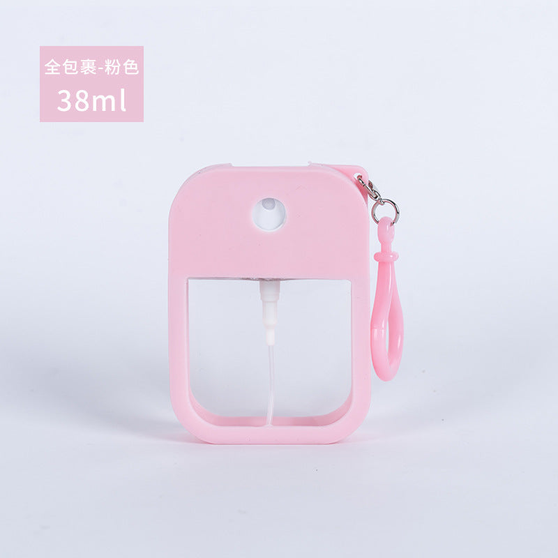 Wholesale DIY Silicone Set Spray Bottle 38ml Alcohol Perfume Hand Sanitizer Spray Bottle Travel Bottling Set Can Be Wraped Can Be DIY