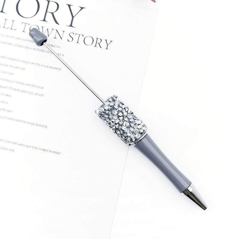 Wholesale Beadable Pens Resin Rhinestone Sticker DIY Pen