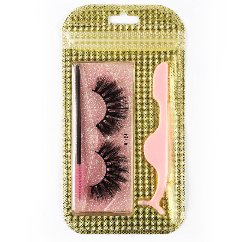Wholesale 3D false eyelashes natural thick