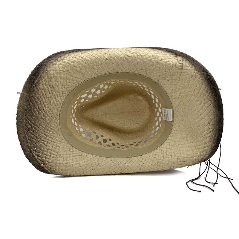 Wholesale Ethnic Style Hollowed Out Western Straw Woven Cowboy Hats