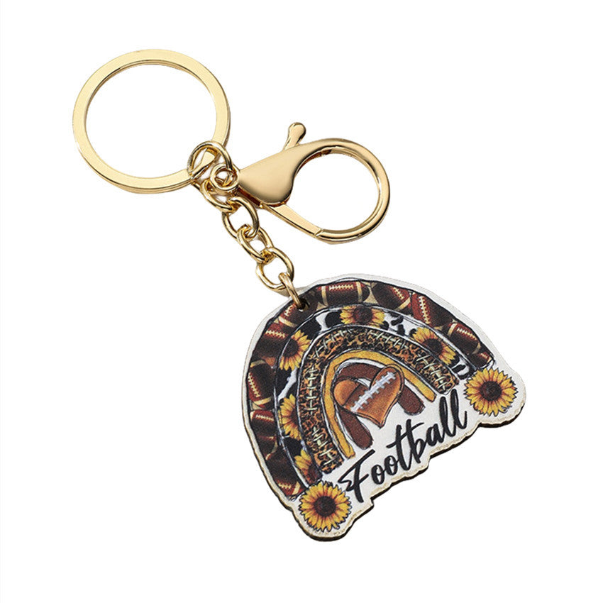 Wholesale Sports, Basketball, Football, Rugby, Baseball, Wooden Keychain