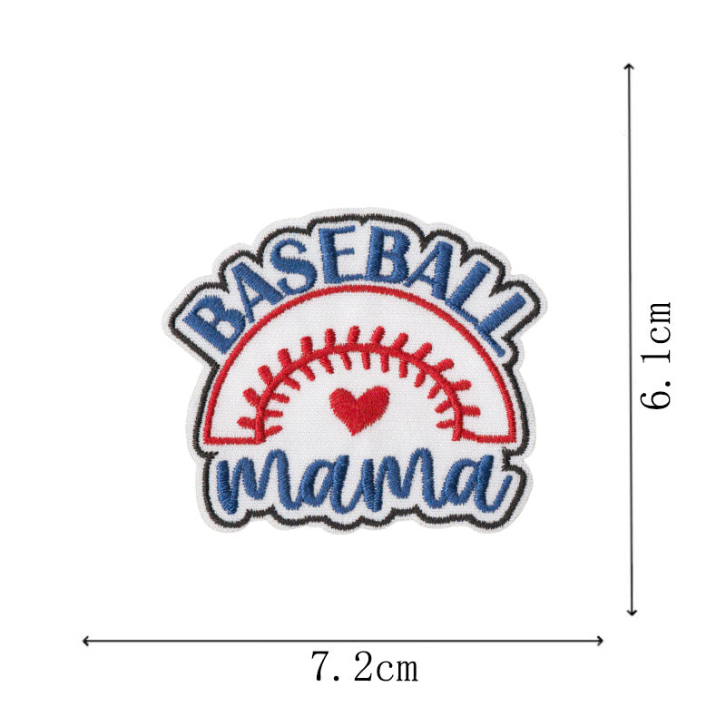 Wholesale Bow Cartoon Baseball DIY Patches