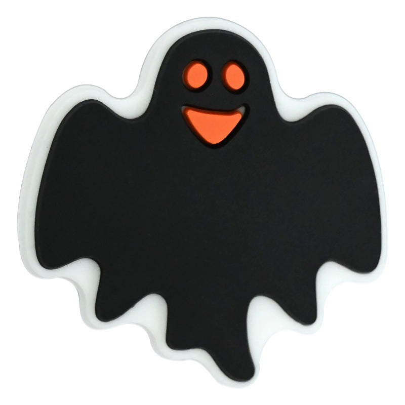 Wholesale Random 100pcs/pack  Cartoon Halloween Series PVC Soft Focal Beads