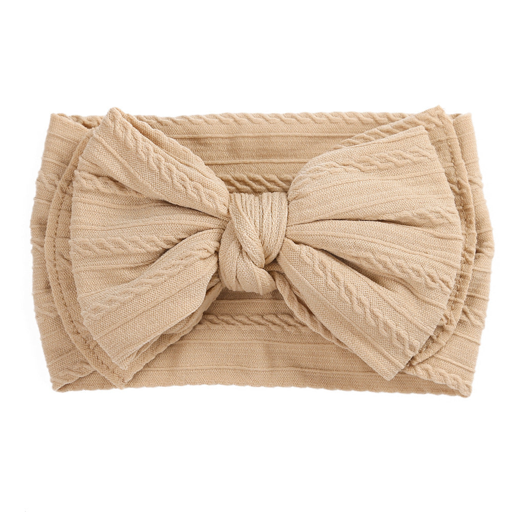 Wholesale Double-layer Bow Children's Nylon Headbands