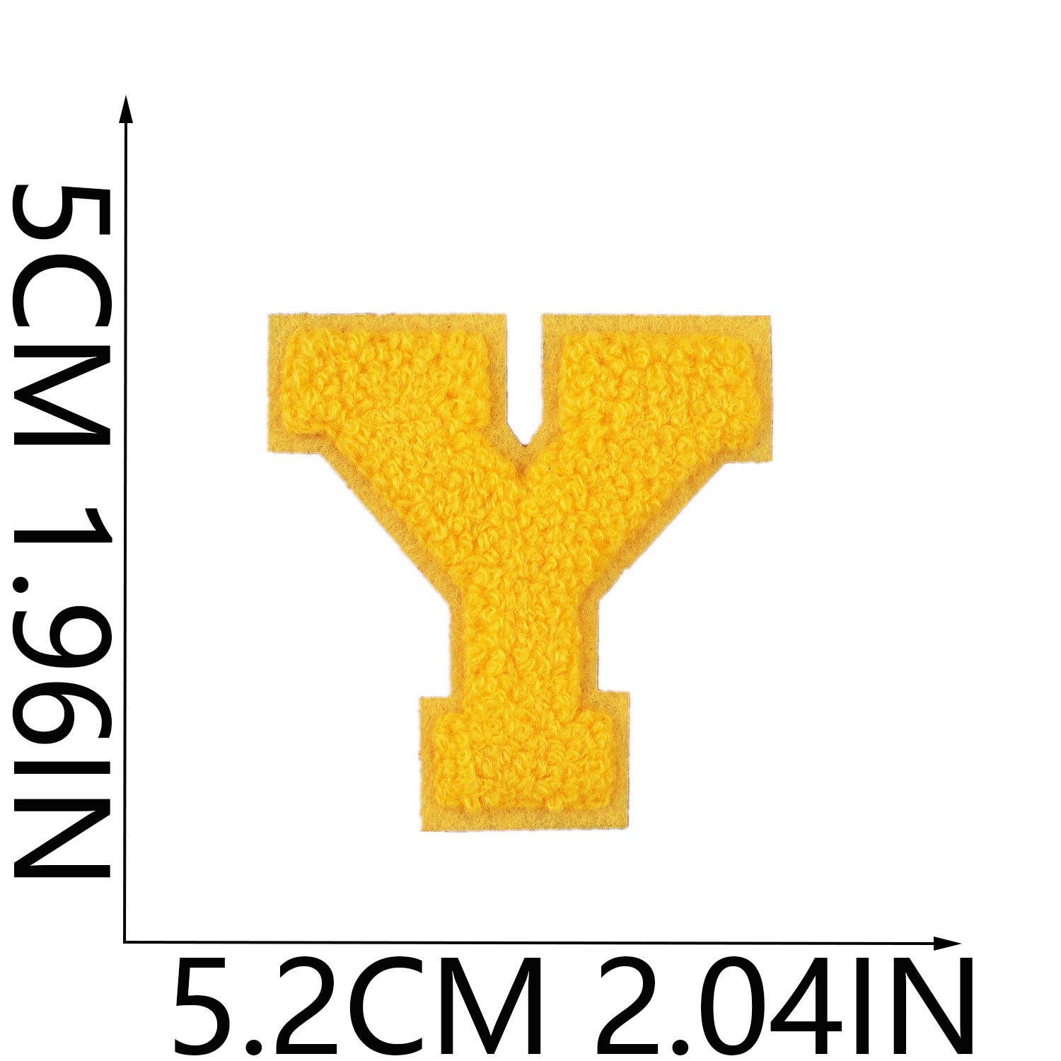 Wholesale Embroidered fabric patch hat and bag decoration A-Z English letter  DIY Patches