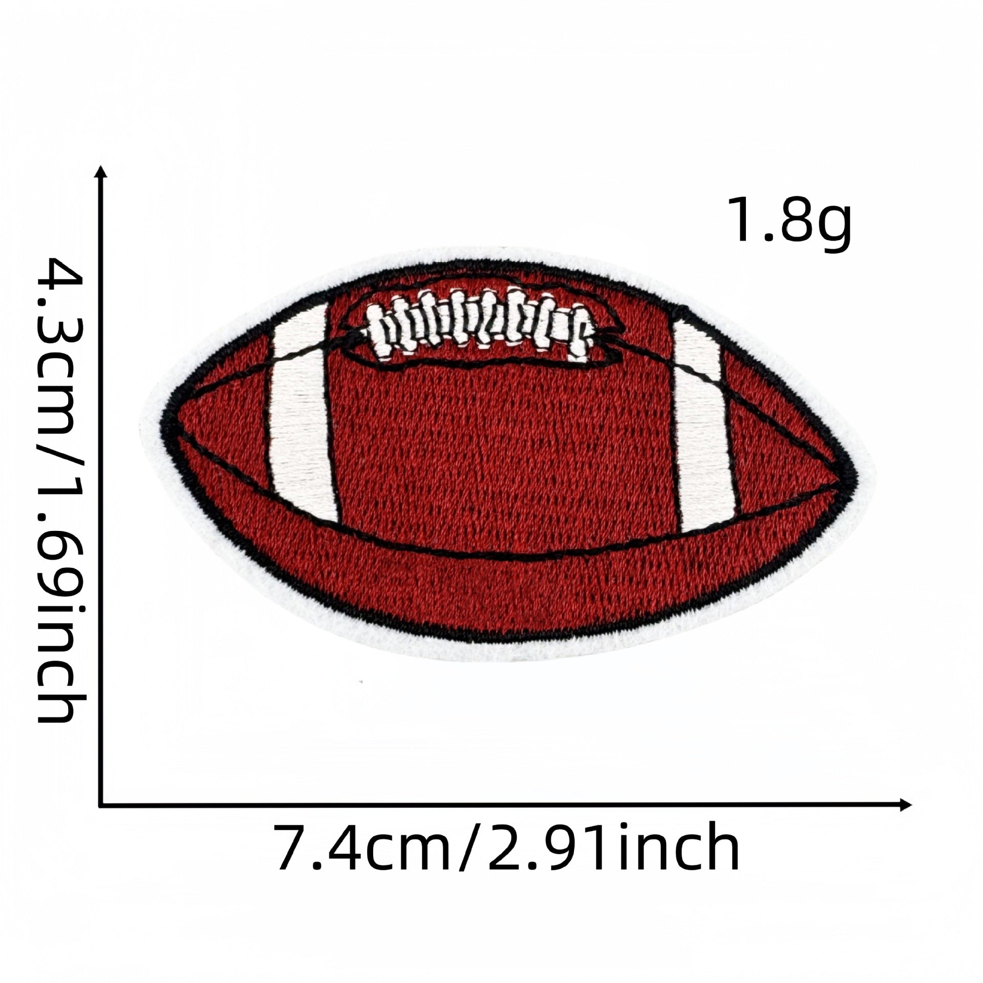 Wholesale Rugby Embroidered Patches Sports Series