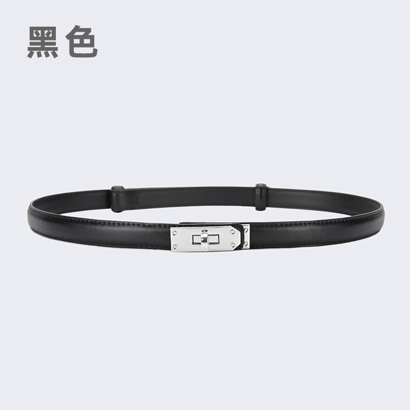 Wholesale women's thin belt skirt casual pants belt waist buckle belt