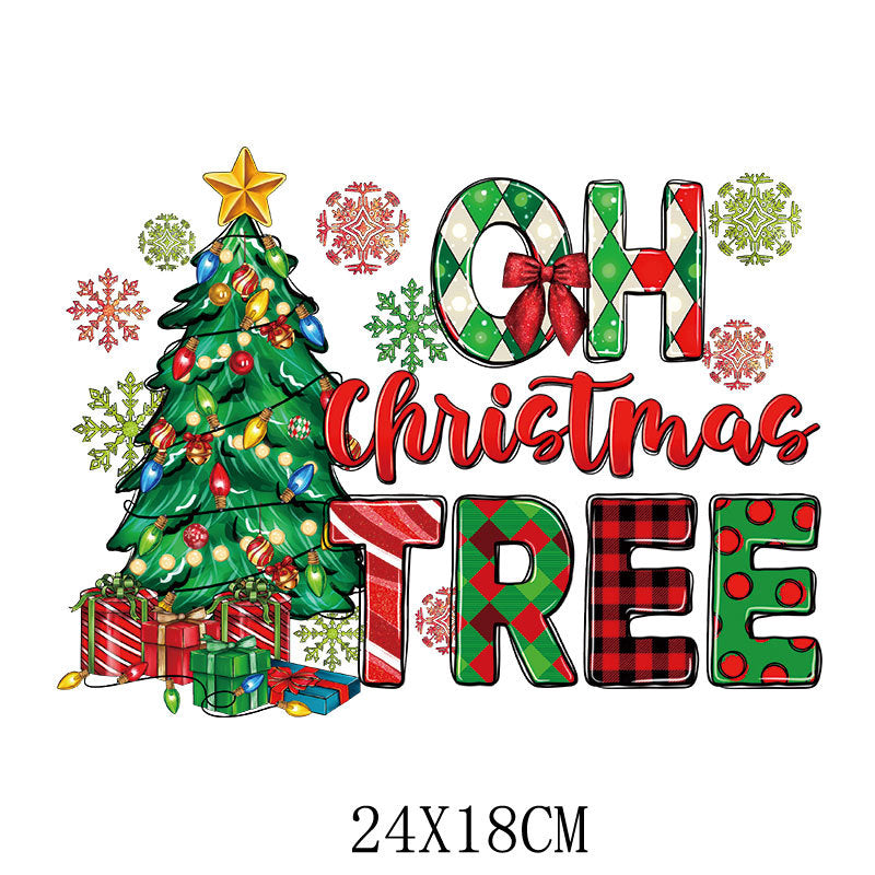 Wholesale Merry Christmas UV DTF Ready to Press Transfers Wraps