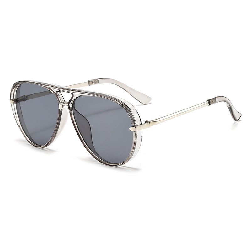 Wholesale Pilot Retro Large Frame  Mirror Sunglasses