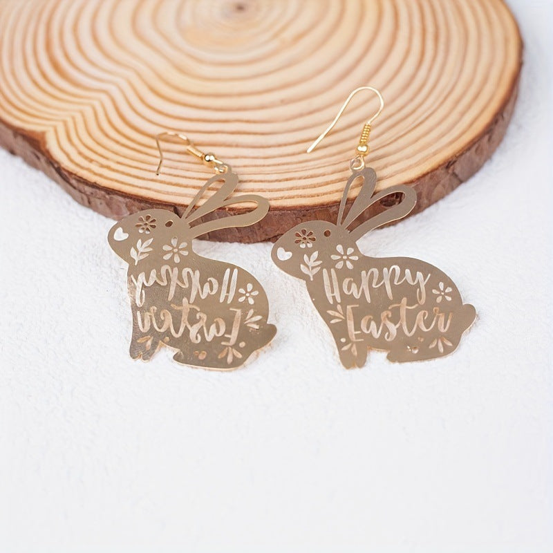 Wholesale  Easter Egg Rabbit Earrings
