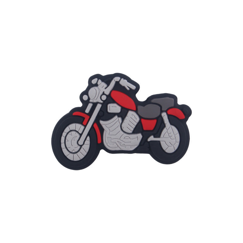 Wholesale 10pcs Cartoon Motorcycle Focal Beads