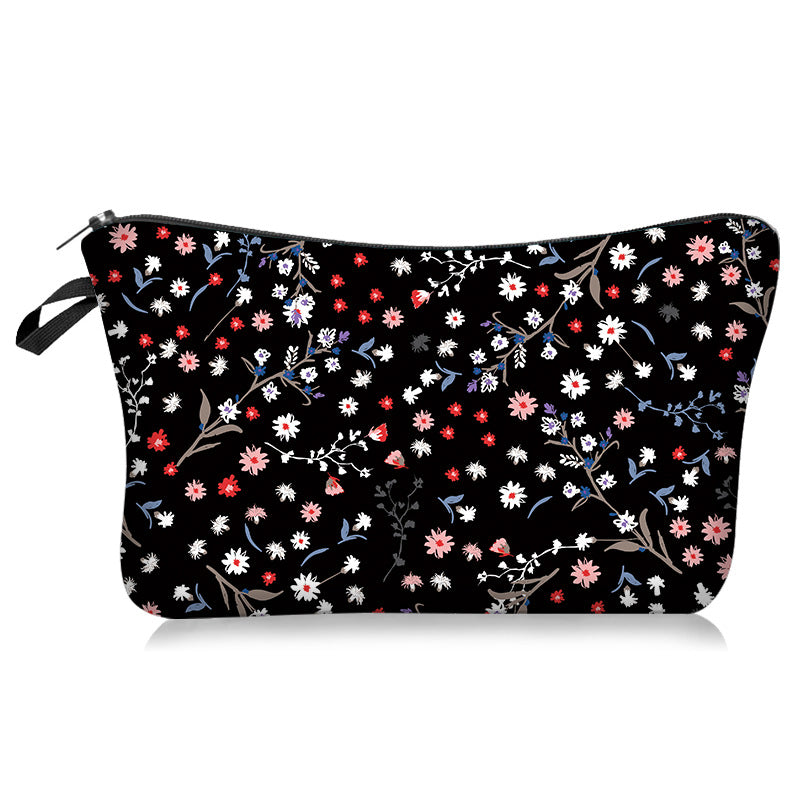Wholesale Pastoral Style Small Floral Series Cosmetic Bag Portable Travel Bag Toiletry Bag