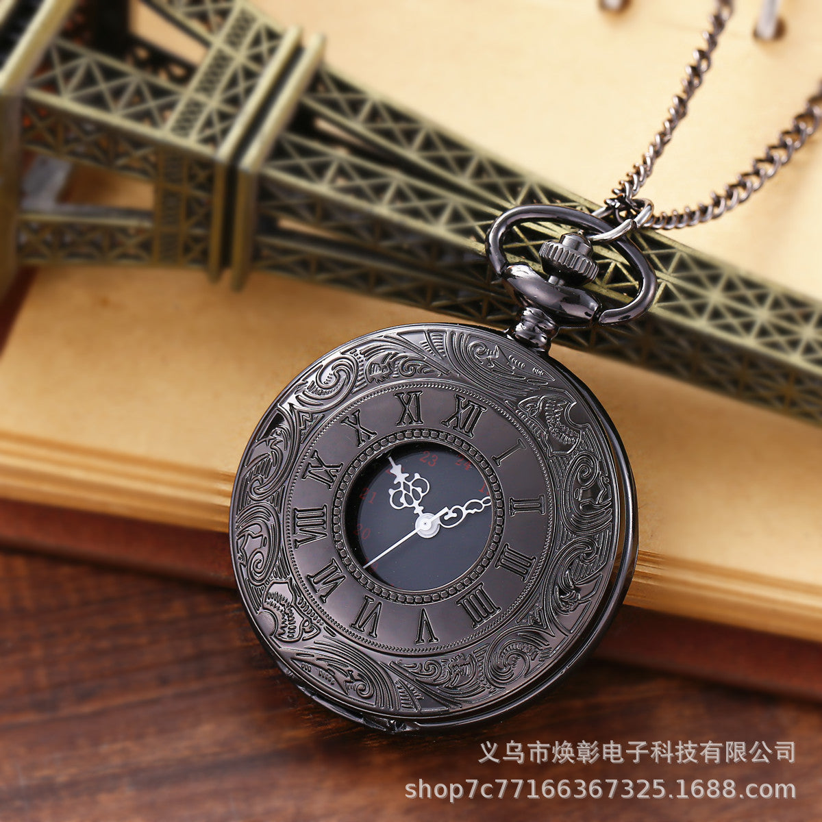 Wholesale Wall mounted flip retro quartz pocket watch