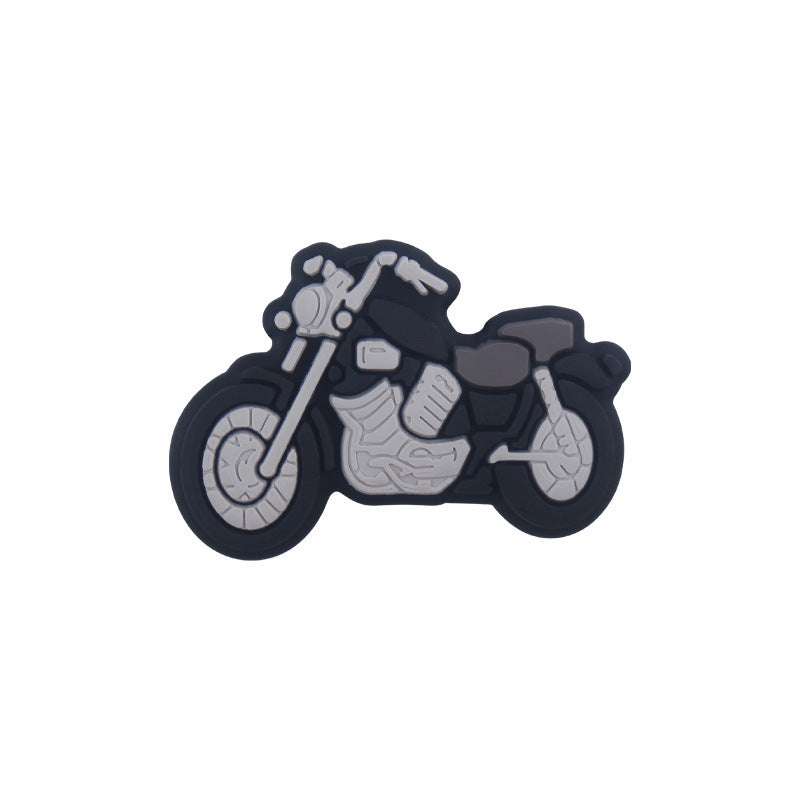 Wholesale 10pcs Cartoon Motorcycle Focal Beads