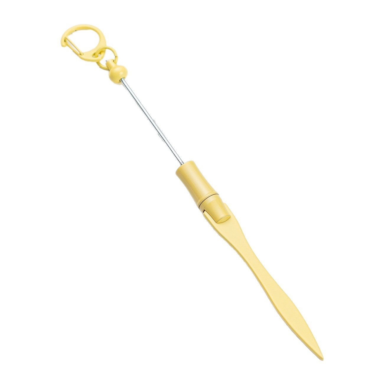 Wholesale Letter Opener DIY Beadable Letter Opener Multifunctional Metal Paper Cutter Keychain Head