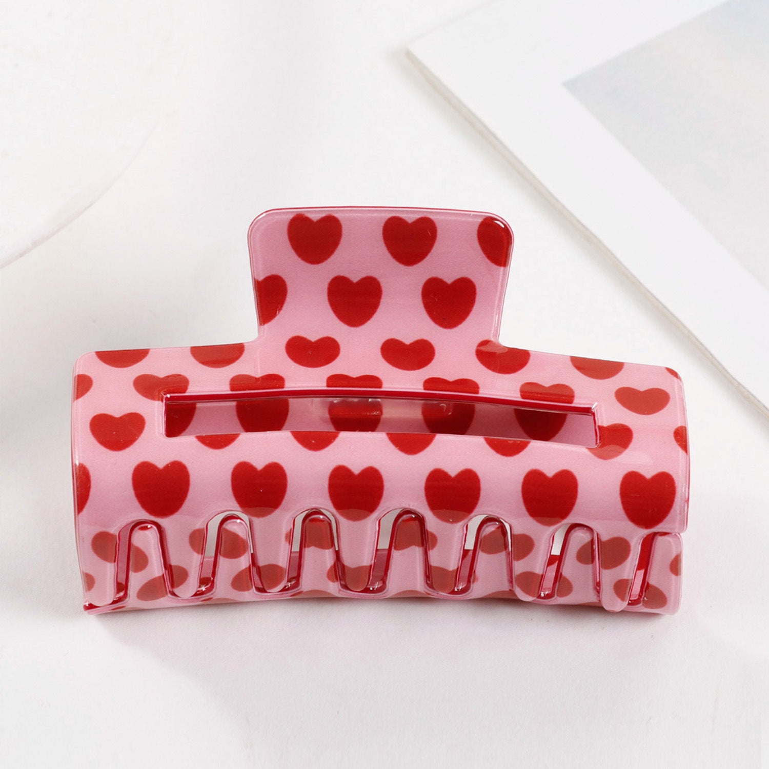 Wholesale Valentine's Day Love Grab Clip Back Head Hairpin Square Sweet Elegant Fashion Jewelry